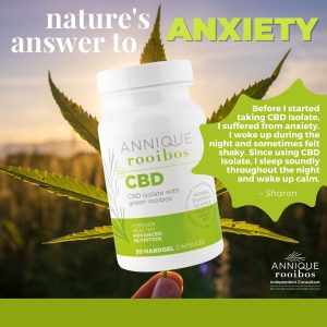 CBD Isolate and Green Rooibos – 30 Hardgel Capsules
